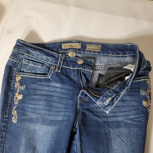 Nine West Kaman Vintage America Collection Vintage Boot Cut 4r/27 - Picture 8 of 13